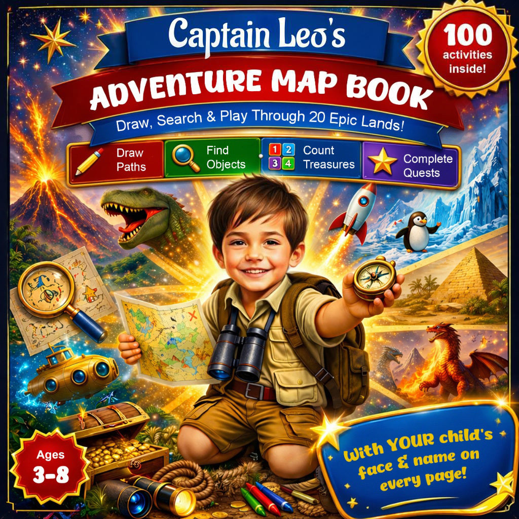 Captain Adventure Map Book