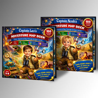 Captain Adventure Map Book