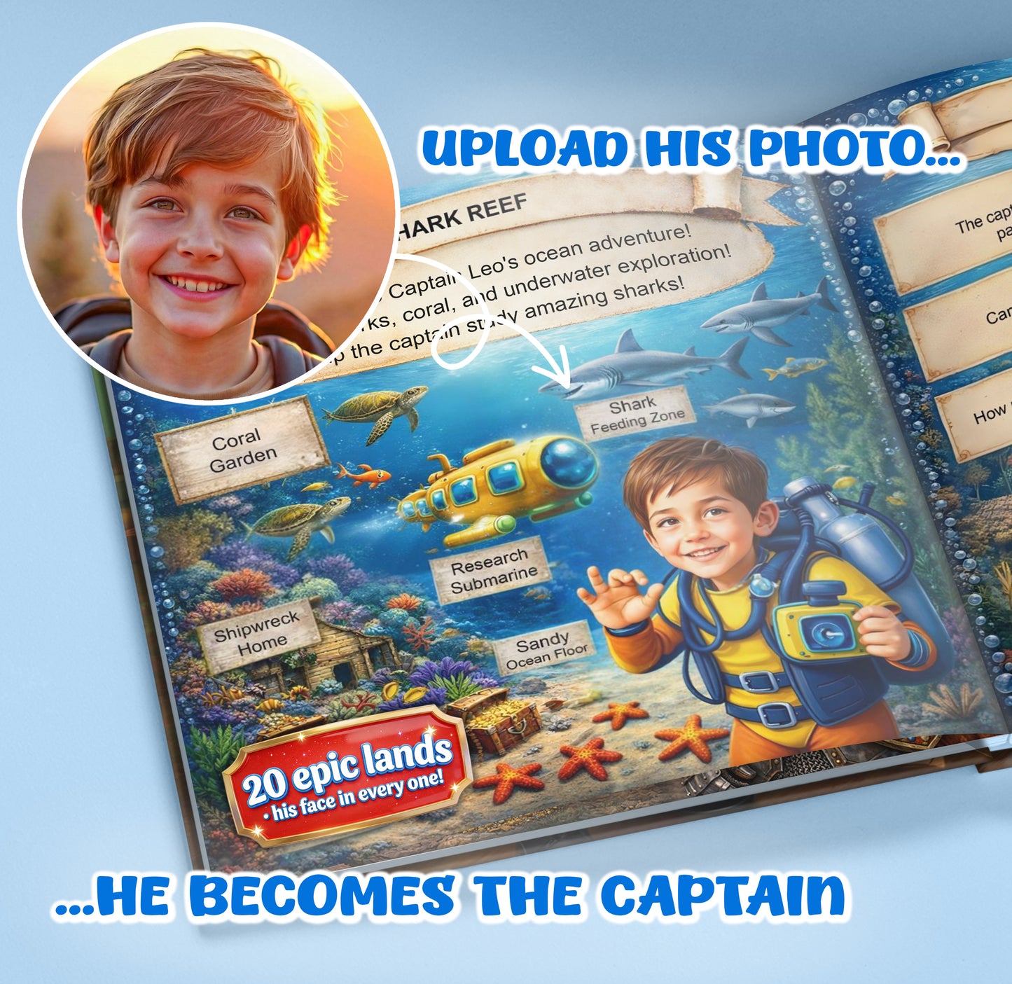 Captain Adventure Map Book