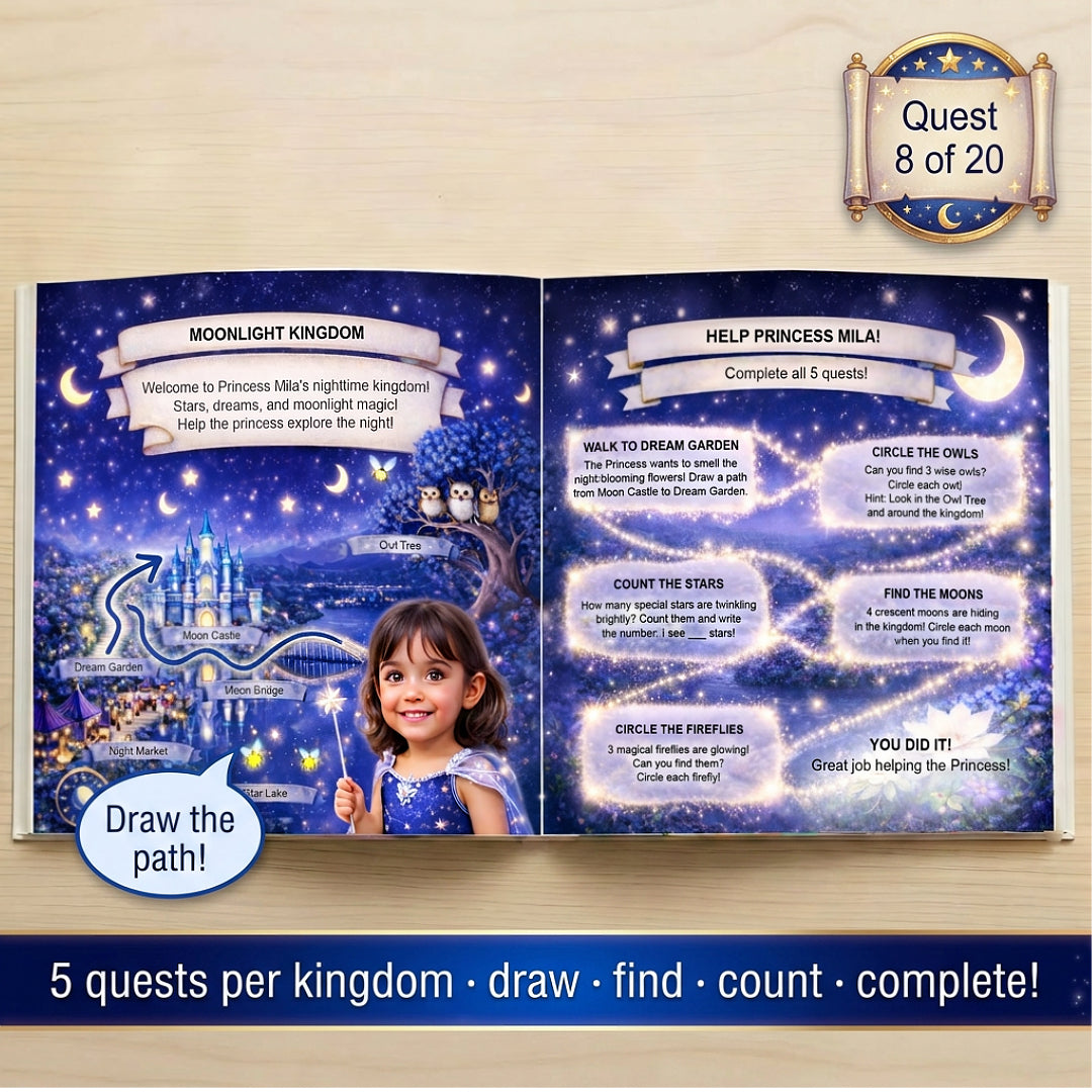 Princess Kingdom Map Quest Book