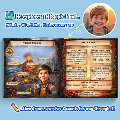 Captain Adventure Map Book