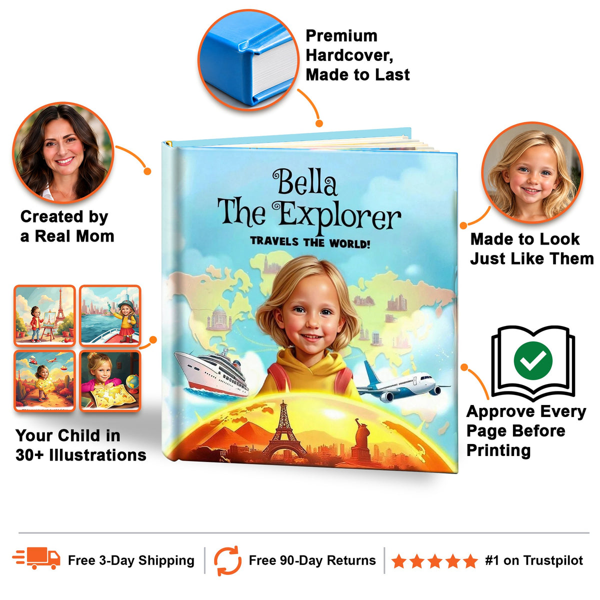 Around The World personalized storybook