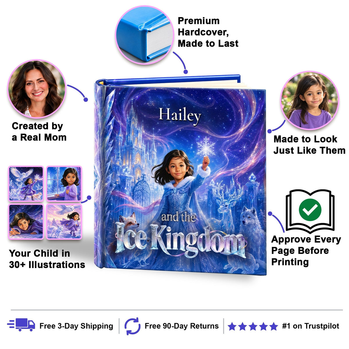 The Ice Kingdom personalized storybook