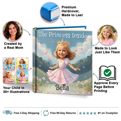 The Princess Inside personalized storybook