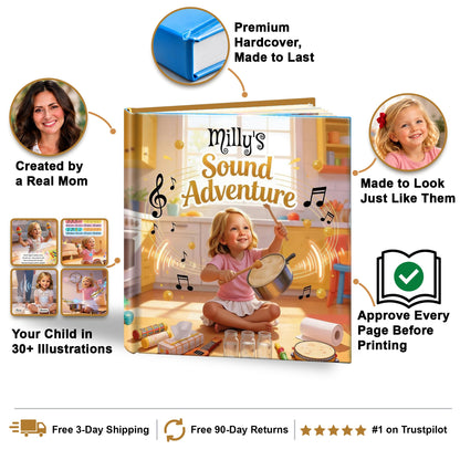 Sound Adventure personalized storybook