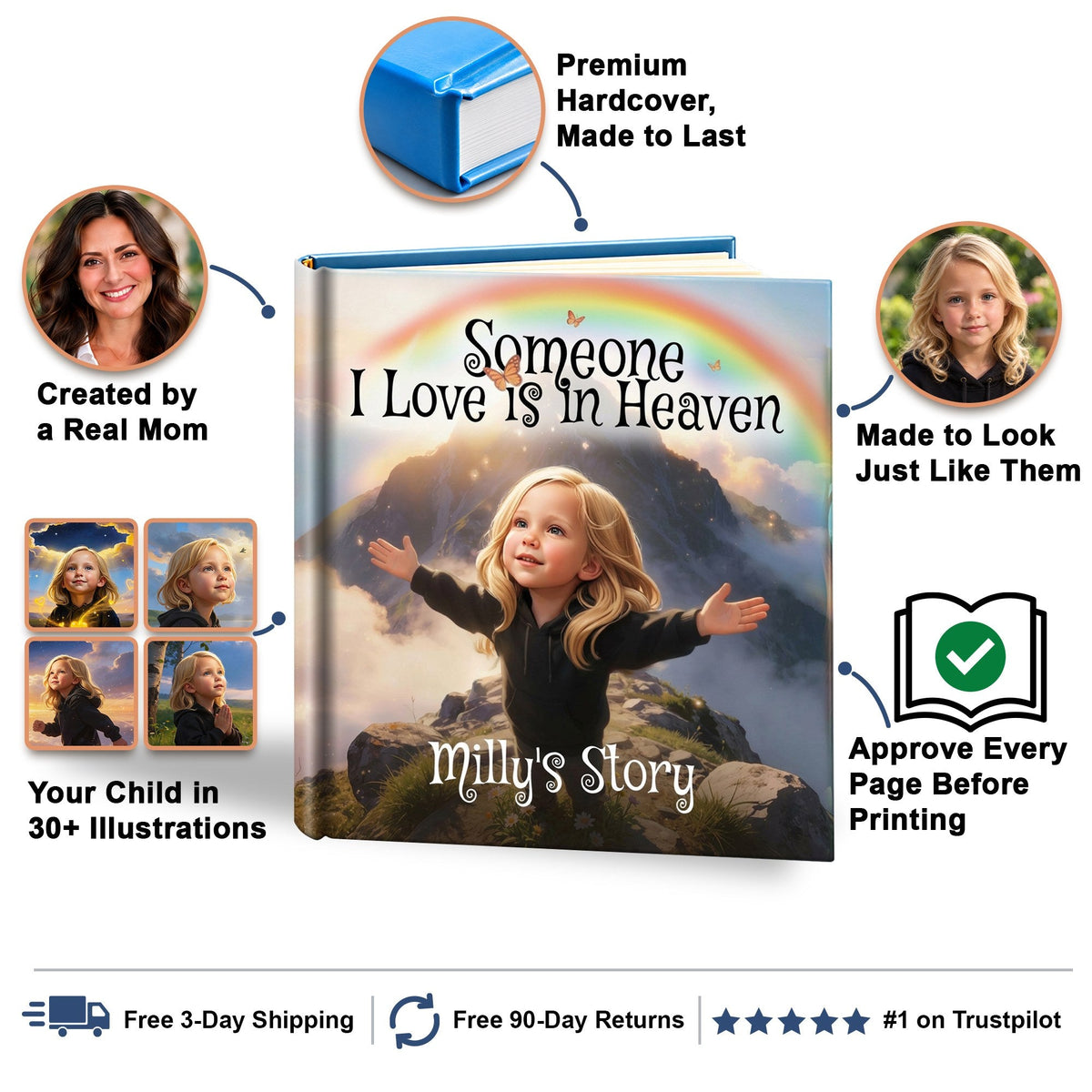Someone I Love is in Heaven personalized storybook