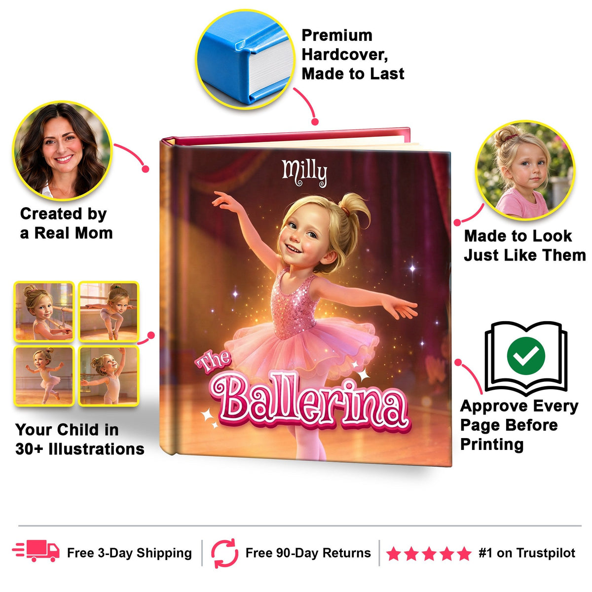 The Ballerina personalized storybook